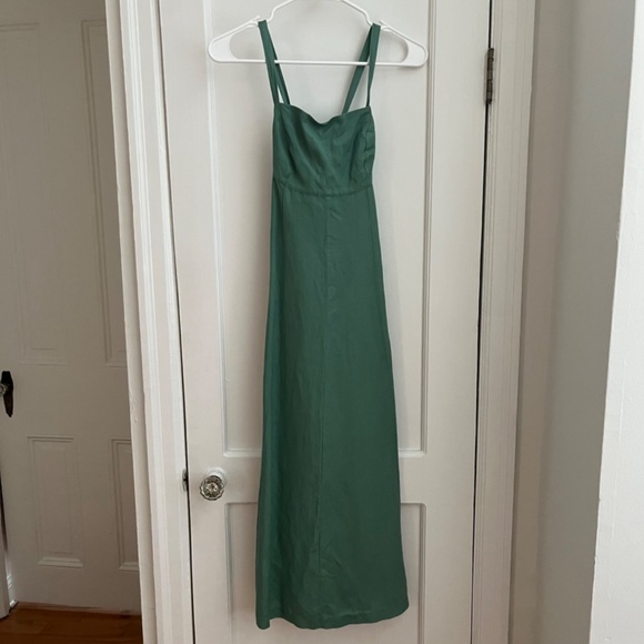 Madewell | Tie-Back Cami Midi Dress - Picture 2 of 8